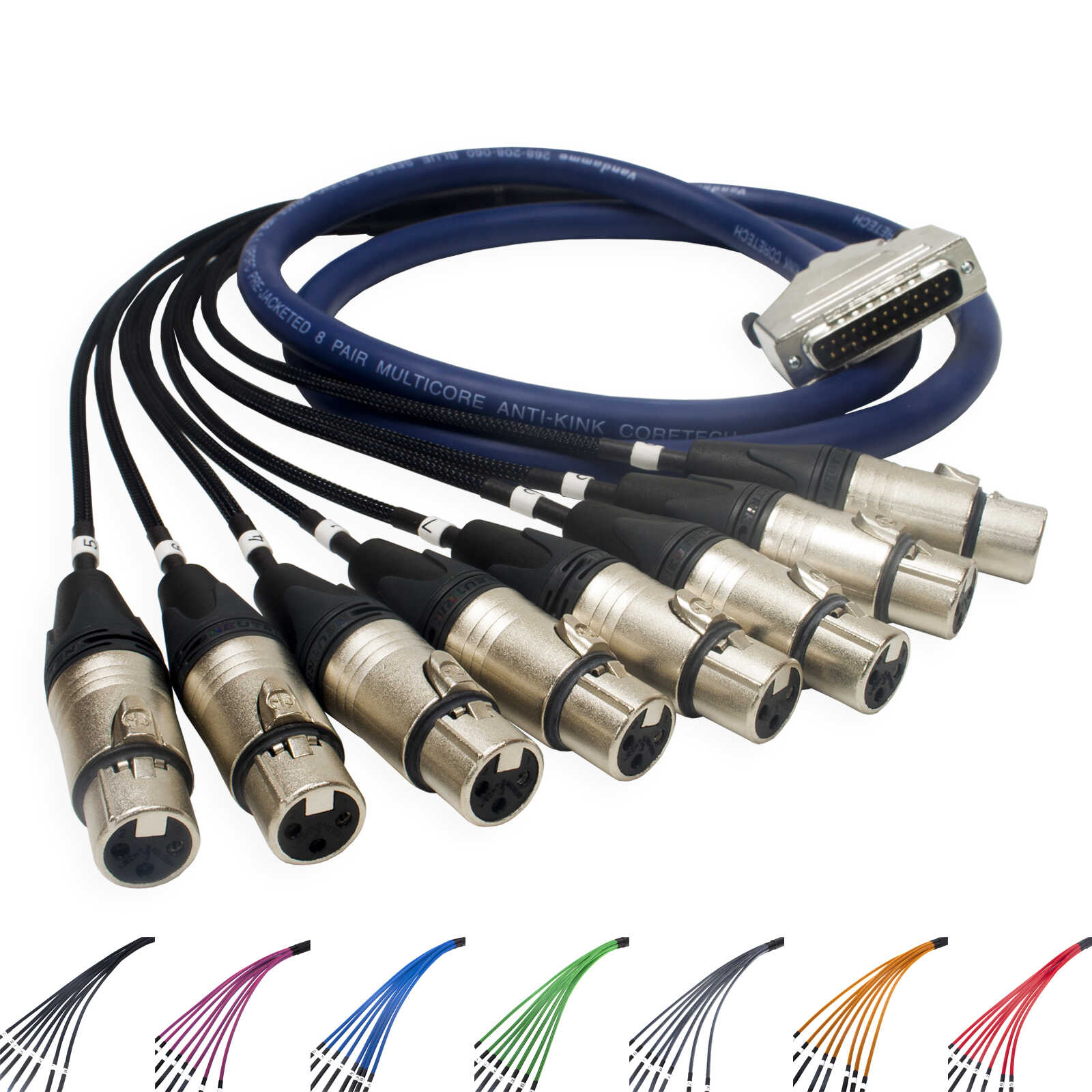 PACK 25 CONNETTORI XLR WIREMASTER WM-SXLRMB