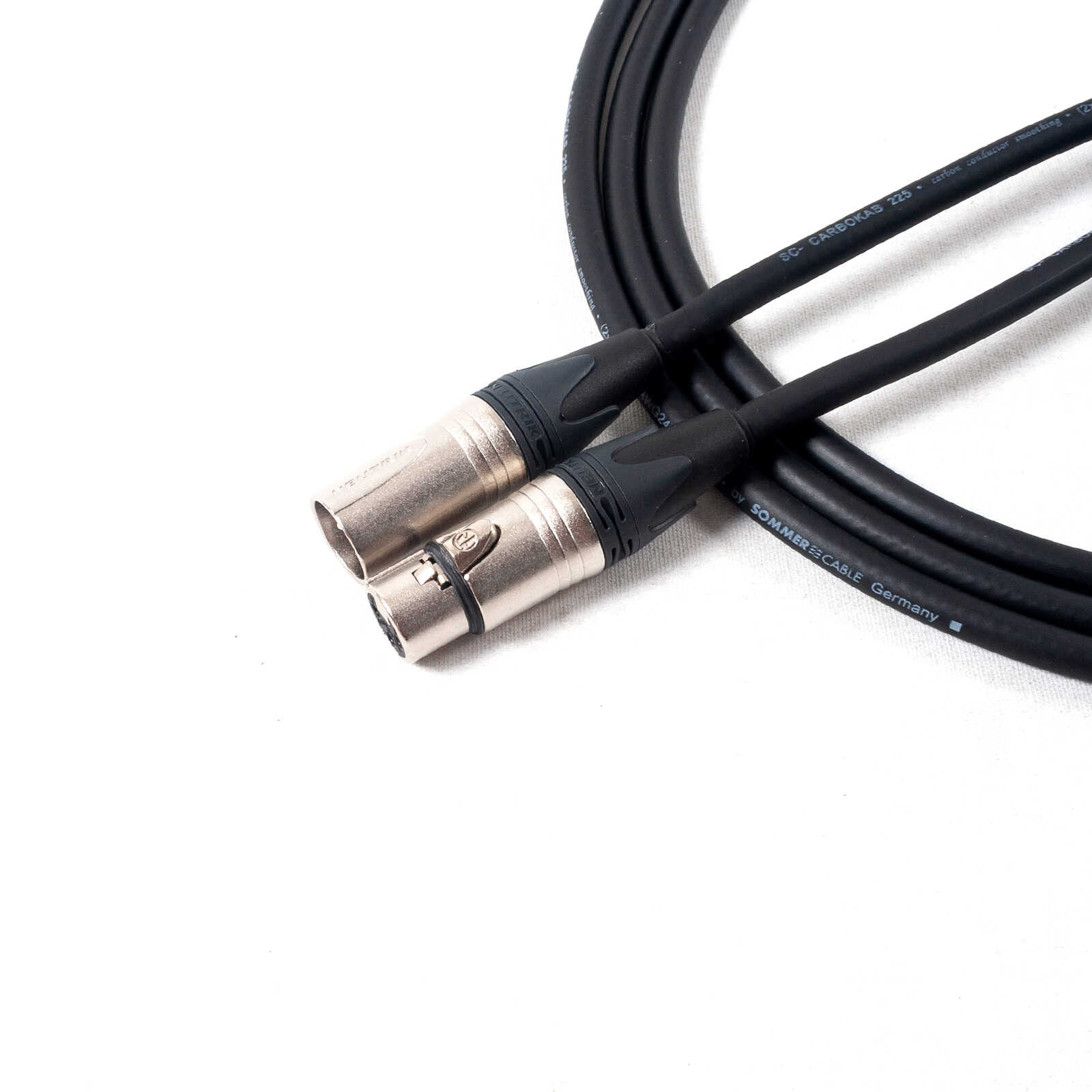 Neutrik XLR to XLR Cables. Male to Female. Flexible Belden Mic Patch Leads  1m 3m