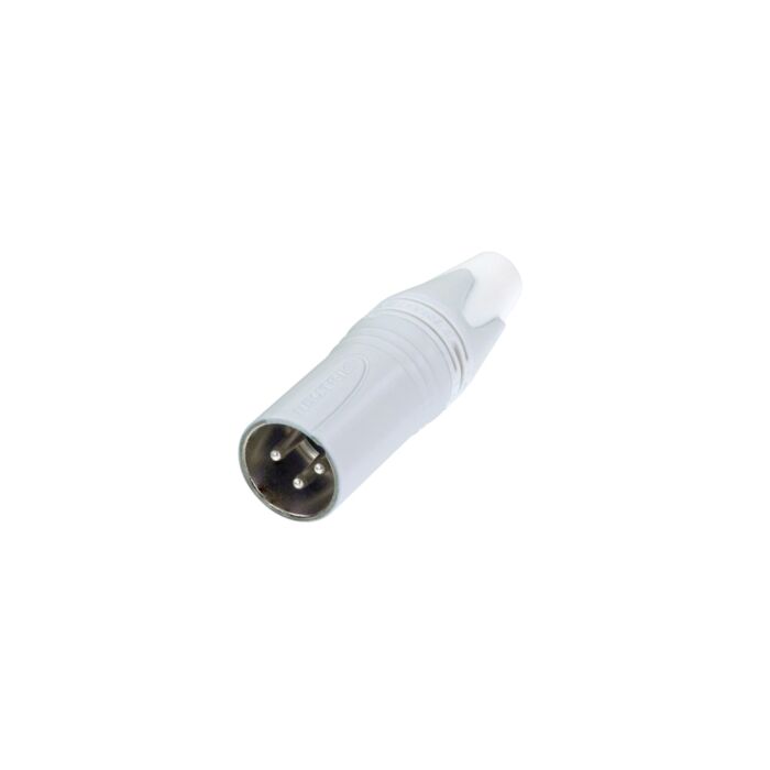 Neutrik NC3MXX-WT. XX Series XLR. Male plug