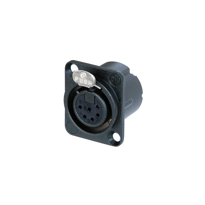 Neutrik NC6FD-LX-B. DLX Series XLR. Female socket