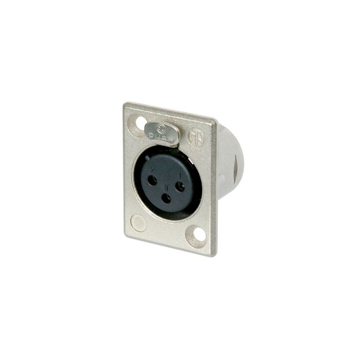 Neutrik NC3FP-1. P Series XLR. Female socket