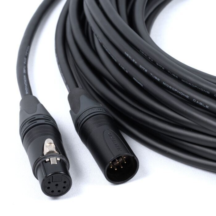 7 Pin XLR Tube Microphone Cable. Neutik. Mogami 3172 Mic lead