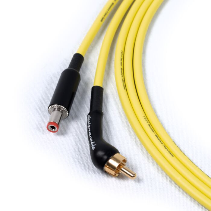 Replacment Cioks Power Cable, for 9V or 12V guitar Effects pedals, Black, Pedal Board. 