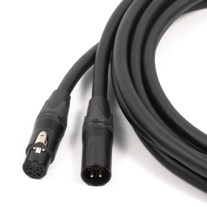 Network with DC Power Cable. 10 Pole XLR with 8plus2 cable Shielded Network Ethernet with DC Power Cable