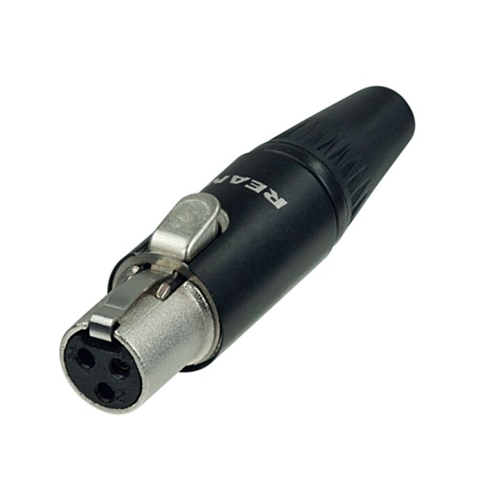 Rean 3 Pin RT3FC-B TINY XLR Connector