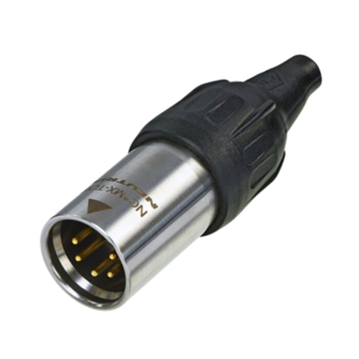 Neutrik 5 Pin NC5MX-TOP Male XLR Connector. IP65 & UL50E Protection. Outdoor