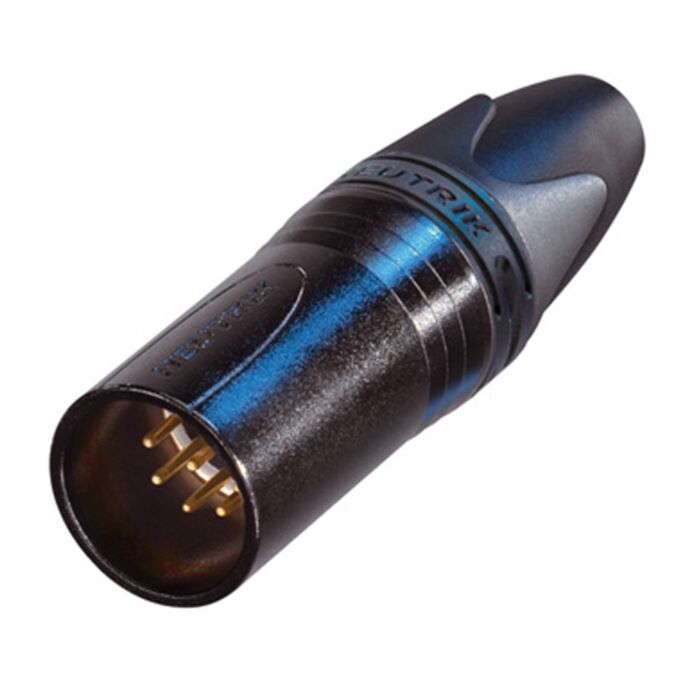 Neutrik 7 Pin NC7MXX-B Gold Male XLR Connector