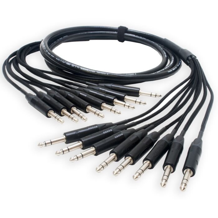 Neutrik Touring 'Viper Snake' TRS Jack Loom. Tour Grade Balanced Stereo Plugs