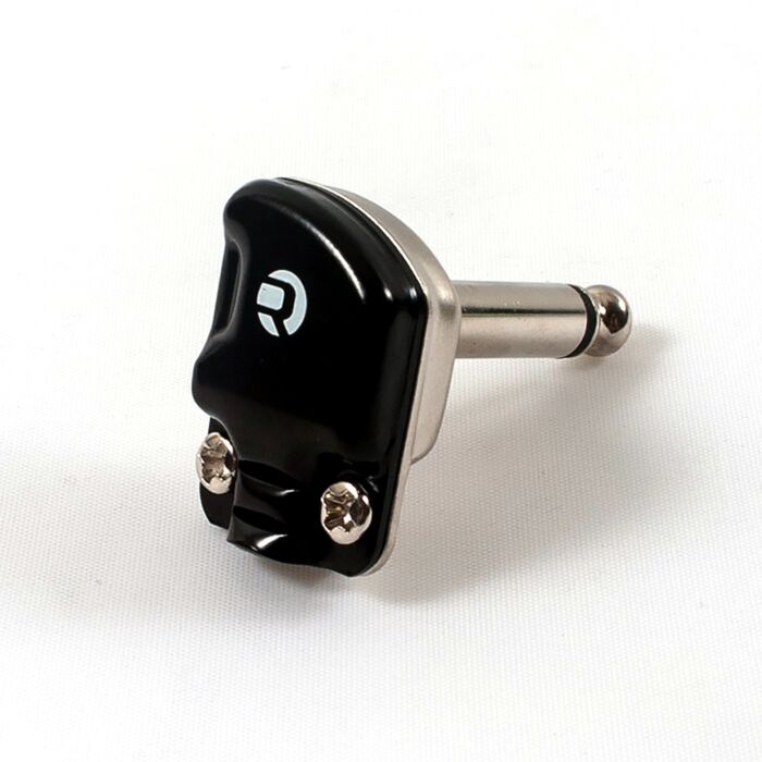 REAN by Neutrik FX Pancake Jack Plug. Effects Pedal Connector. RP2RCF-BAG Black