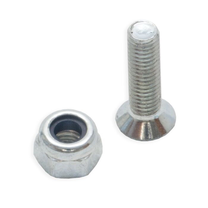 Silver M3x12mm Long Screw & Nut, Neutrik D-Type Chassis Panel Mount.