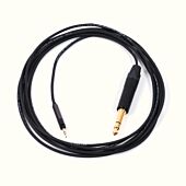 3m Sennheiser / Audio Technica 2.5mm Locking Heaphone Cable, MINI JACK TO NP3X-B BELDEN BLACK SQ