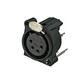 Neutrik NC4FAV. A Series XLR. Female socket