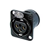 Neutrik NC3FD-V-B. D Series XLR. Female socket