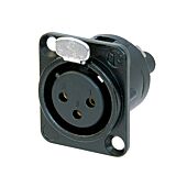 Neutrik NC3FD-S-1-B. DL Series XLR. Female socket