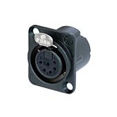 Neutrik NC6FD-LX-B. DLX Series XLR. Female socket