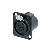 Neutrik NC7FD-LX-B. DLX Series XLR. Female socket