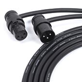 Low Profile XLR Lead, Squareplug, Mogami 2549 Audiophile audio interconnect lead.