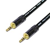 3.5mm Mini Jack Stereo Aux cable Black