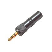 3.5mm Stereo Locking Jack Plug Connector. Sennheiser Compatible.