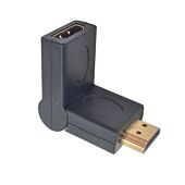 HDMI Right-Angle Adjustable Adaptor. 90 to 180 degree operation. swivel