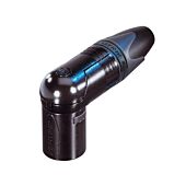 Neutrik 3 Pin NC3MRX-BAG Right-angled Male XLR Connector