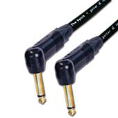 Sommer Spirit SC - SUPER Low Noise Lead. Unbalanced GOLD Angled Mono Jack Lead