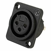 Neutrik NC3FPP. P Series XLR. Female socket