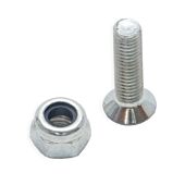 Silver M3x12mm Long Screw & Nut, Neutrik D-Type Chassis Panel Mount.