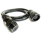 Socapex AC Mains Lighting cable. 1.5mm. 19 Pole. 6 Way Power Lead