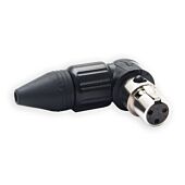 Switchcraft Tini Q-G® 3 Pin Right Angled Female Mini XLR Connector. TARA3FX 