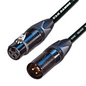 Van Damme Starquad Gold XLR Lead Black