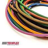 Techflex Flexo PET. PTN0.13. Coloured Expandable Sleeving Braid. 3.2mm. 